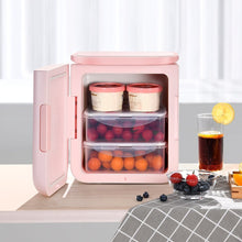 Заредете изображение във визуализатора на галерията – Baseus Igloo Mini Fridge for Students 6L EU (Cooler and Warmer) Pink (ACXBW-A04) - TopMag
