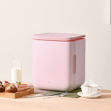 Заредете изображение във визуализатора на галерията – Baseus Igloo Mini Fridge for Students 6L EU (Cooler and Warmer) Pink (ACXBW-A04) - TopMag
