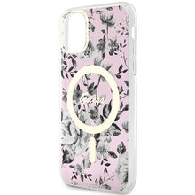 Заредете изображение във визуализатора на галерията – Original Case GUESS hardcase Flower MagSafe GUHMN61HCFWSP for Iphone 11/ Xr pink
