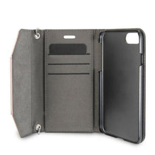 Заредете изображение във визуализатора на галерията – Karl Lagerfeld KLCLTP7KFCH iPhone 7/8 SE 2020 / SE 2022 pink/pink bookcase Chopette Koctail Clutch
