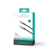 Заредете изображение във визуализатора на галерията – Joyroom Star-Light Series SA27-CL3 USB-C / Lightning 30W cable 3m - black
