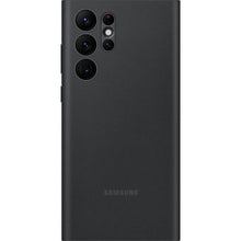 Заредете изображение във визуализатора на галерията – Samsung LED View Cover case with LED display for Samsung Galaxy S22 Ultra black (EF-NS908PBEGEE)
