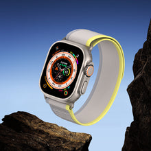 Заредете изображение във визуализатора на галерията – Velcro Sports Strap for Apple Watch Ultra/8/7/6/SE/5/4/3/2/1 (42, 44, 45, 49 mm) Dux Ducis Strap YJ Version - Yellow-Beige
