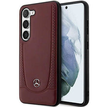 Заредете изображение във визуализатора на галерията – Mercedes MEHCS23MARMRE S23+ S916 red/red hardcase Leather Urban Bengale
