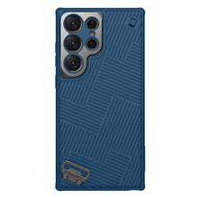 Заредете изображение във визуализатора на галерията – Nillkin Strap Case for Samsung Galaxy S23 Ultra armored case with a wrist strap blue

