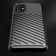 Заредете изображение във визуализатора на галерията – Thunder Case Flexible Tough Rugged Cover TPU Case for Samsung Galaxy A21S black
