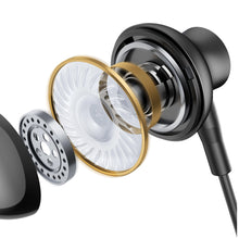 Заредете изображение във визуализатора на галерията – Joyroom TYPE-C Series JR-EC07 USB-C in-ear headphones metal - black
