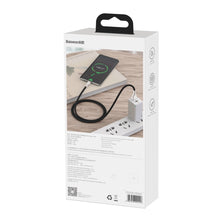 Заредете изображение във визуализатора на галерията – Baseus Cable Cafule Metal - USB to Type C - 66W 1 metre (CAKF000101) black
