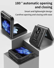 Заредете изображение във визуализатора на галерията – Slide Camera Armor Case for Samsung Galaxy Z Flip 5 Black
