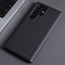 Заредете изображение във визуализатора на галерията – Nillkin Super Frosted Shield Pro Magnetic Case for Samsung Galaxy S23 Ultra with MagSafe armored cover black
