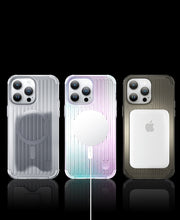 Заредете изображение във визуализатора на галерията – Kingxbar PQY Go Out Series magnetic case for iPhone 14 Pro Max MagSafe black
