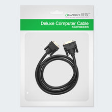 Заредете изображение във визуализатора на галерията – Ugreen cable cable DVI-I (Dual Link - 24+5) - VGA 2m black (DV102)
