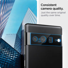 Заредете изображение във визуализатора на галерията – Spigen OPTIK.TR CAMERA PROTECTOR 2-PACK GOOGLE PIXEL 7 PRO BLACK
