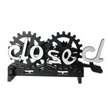 Заредете изображение във визуализатора на галерията – Mechanical open-closed signboard black
