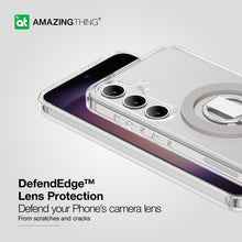 Заредете изображение във визуализатора на галерията – Amazing Thing Minimal Magsafe Grip Ring Case S24PMRMINCL for Samsung Galaxy S24 Plus transparent
