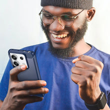 Заредете изображение във визуализатора на галерията – Carbon Case for Xiaomi Redmi Note 13 5G - blue
