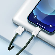 Заредете изображение във визуализатора на галерията – Baseus Dynamic 2 Series USB-A - Lightning 2.4A 480Mb/s cable 1m green
