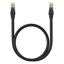 Заредете изображение във визуализатора на галерията – Baseus High Speed ​​Cat 5 RJ-45 Ethernet cable 1000Mb/s 0.5m round - black
