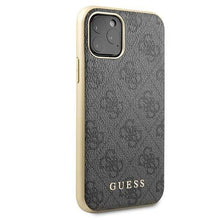 Заредете изображение във визуализатора на галерията – Guess GUHCN58G4GG iPhone 11 Pro szary/grey hard case 4G Collection

