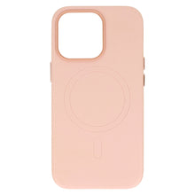 Заредете изображение във визуализатора на галерията – MagSafe Leather Case Iphone 14 Pro Max Light Pink
