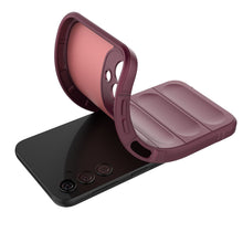 Заредете изображение във визуализатора на галерията – Magic Shield Case for Samsung Galaxy A24 4G flexible armored cover burgundy

