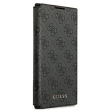 Заредете изображение във визуализатора на галерията – Guess GUBKS22LG4GFGR S22 Ultra S908 szary/grey book 4G Metal Gold Logo
