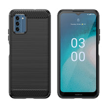 Заредете изображение във визуализатора на галерията – Carbon Case silicone case for Nokia C300 - black
