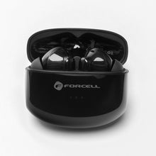 Заредете изображение във визуализатора на галерията – FORCELL F-AUDIO wirelles earphones TWS Clear Sound black
