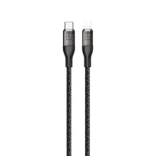 Заредете изображение във визуализатора на галерията – Fast charging cable 30W 1m USB-C - Lightning Dudao L22 - gray
