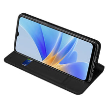 Заредете изображение във визуализатора на галерията – Dux Ducis Skin Pro case for Oppo A17 cover with flip card wallet stand black
