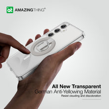 Заредете изображение във визуализатора на галерията – Amazing Thing Minimal Magsafe Grip Ring Case S24PMRMINCL for Samsung Galaxy S24 Plus transparent
