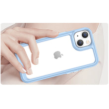 Заредете изображение във визуализатора на галерията – Outer Space Case iPhone 14 hard cover with gel frame blue
