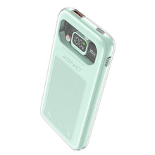Заредете изображение във визуализатора на галерията – Acefast powerbank 10000mAh Sparkling Series fast charging 30W green (M1)
