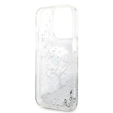 Заредете изображение във визуализатора на галерията – Karl Lagerfeld KLHCP14LLNKHCH iPhone 14 Pro 6.1" silver/silver hardcase Glitter Karl Head
