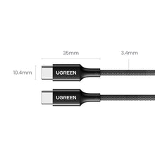 Заредете изображение във визуализатора на галерията – Ugreen US557 USB-C / USB-C PD cable 100W 1m - black
