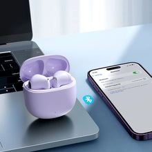 Заредете изображение във визуализатора на галерията – TWS Joyroom Funpods Series JR-FB1 Bluetooth 5.3 wireless headphones - purple
