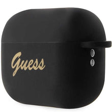 Заредете изображение във визуализатора на галерията – Guess GUAP2LSCHSK AirPods Pro 2 cover black/black Silicone Charm Heart Collection
