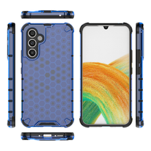 Заредете изображение във визуализатора на галерията – Honeycomb case for Samsung Galaxy A54 5G armored hybrid cover blue
