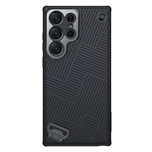 Заредете изображение във визуализатора на галерията – Nillkin Strap Case for Samsung Galaxy S23 Ultra armored case with a wrist strap black
