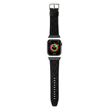 Заредете изображение във визуализатора на галерията – Original Strap KARL LAGERLELD strap Saffiano Monogram KLAWLSAKLHPK for Apple Watch 42/44/45/49mm black
