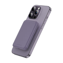 Заредете изображение във визуализатора на галерията – Amazing Thing Power bank Thunder Pro 5000mAh TPM5KPU - Type C - magnetic with induction charger purple
