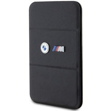 Заредете изображение във визуализатора на галерията – BMW Wallet Card Slot Stand Case BMWCSMMPGK Case - black MagSafe M Edition Collection
