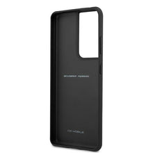Заредете изображение във визуализатора на галерията – Original faceplate case FERRARI FESPEHCS21LBK for SAMSUNG S21 Ultra (On Track Perforated / black)

