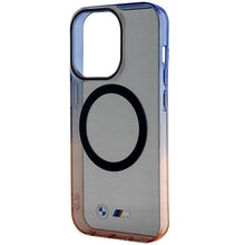 Заредете изображение във визуализатора на галерията – Case BMW BMHMP14LHTGE iPhone 14 Pro 6.1" grey/grey hardcase Gradient Bumper MagSafe
