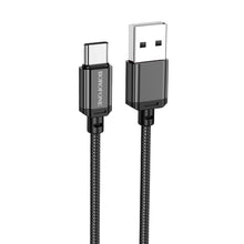 Заредете изображение във визуализатора на галерията – Borofone Cable BX87 Sharp - USB to Type C - 3A 1 metre black
