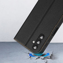 Заредете изображение във визуализатора на галерията – Dux Ducis Skin X2 case Samsung Galaxy A14 5G flip case wallet stand black
