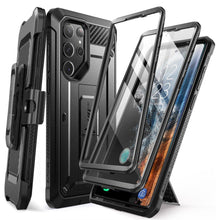 Заредете изображение във визуализатора на галерията – Supcase UNICORN BEETLE PRO 2-SET GALAXY S23 ULTRA BLACK
