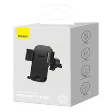 Заредете изображение във визуализатора на галерията – Baseus car holder air vent easy control pro clamp black suyk010101 - TopMag
