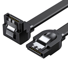 Заредете изображение във визуализатора на галерията – Ugreen angle SATA 3.0 cable 0.5m black (US217)
