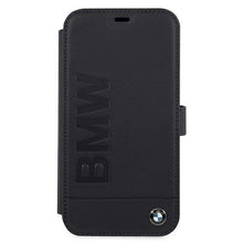 Заредете изображение във визуализатора на галерията – Etui BMW BMFLBKP12SSLLNA iPhone 12 mini 5,4" granatowy/navy book Signature
